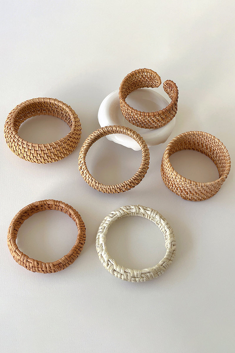 Woven Texture Bangle Bracelet