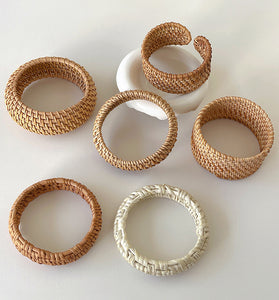 Woven Texture Bangle Bracelet