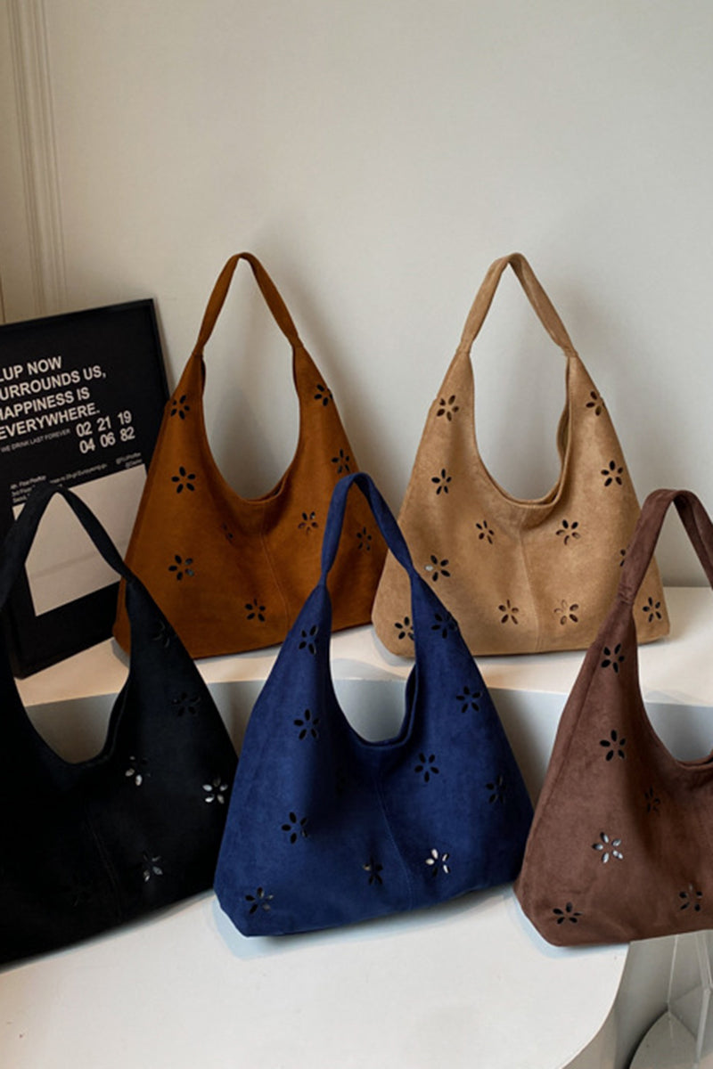 Floral Cutout Tote Bag
