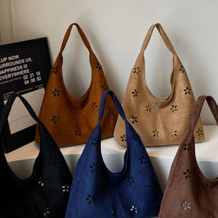 Floral Cutout Tote Bag