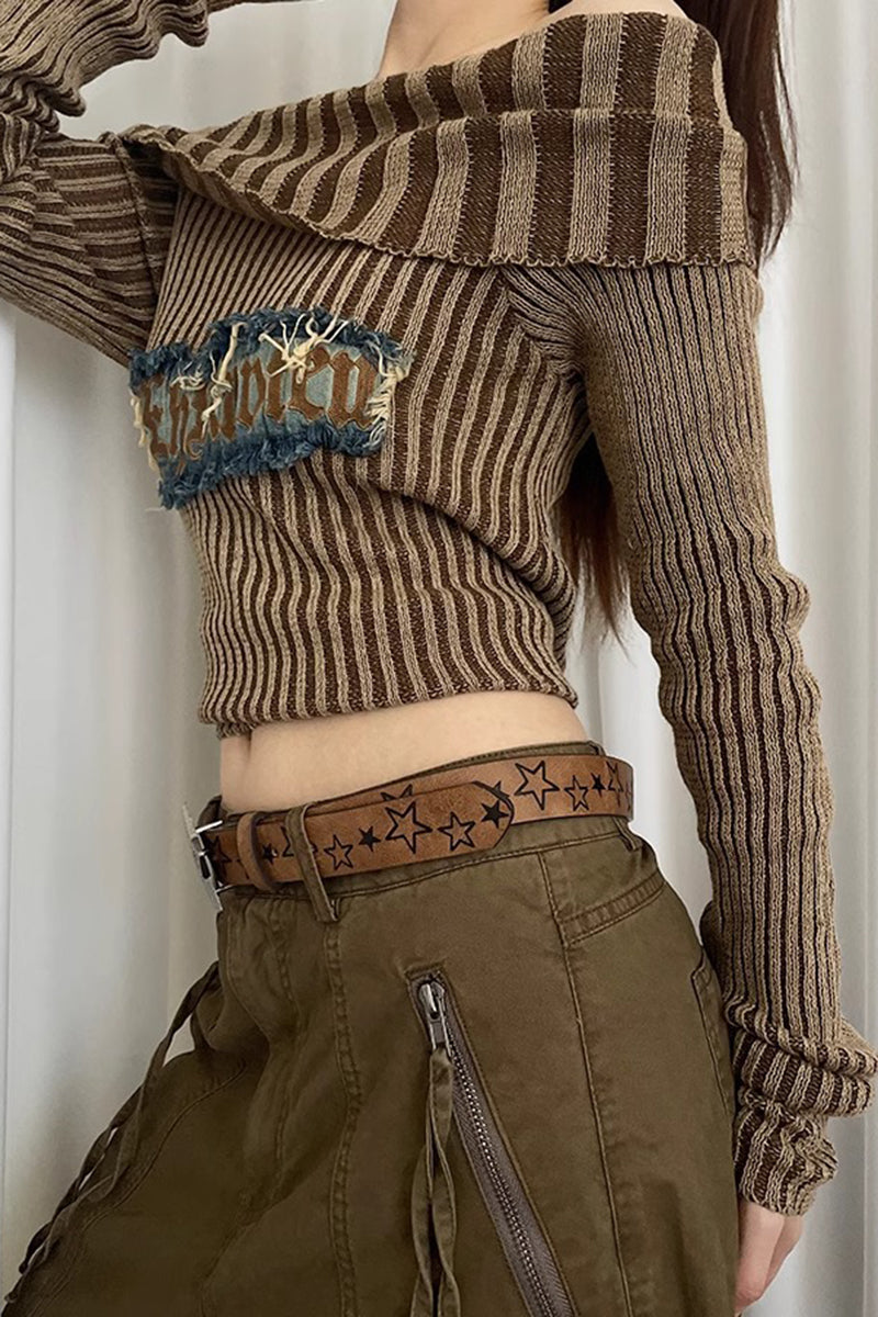 Star Embellished Western Belt