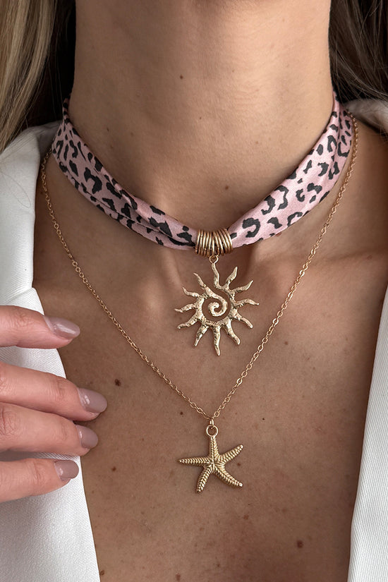 Nautical Charm Heart Pendant Necklace