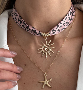 Nautical Charm Heart Pendant Necklace