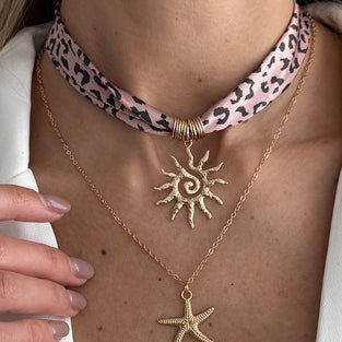 Nautical Charm Heart Pendant Necklace