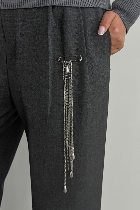 Elegant Chain Drop Collar Accessory