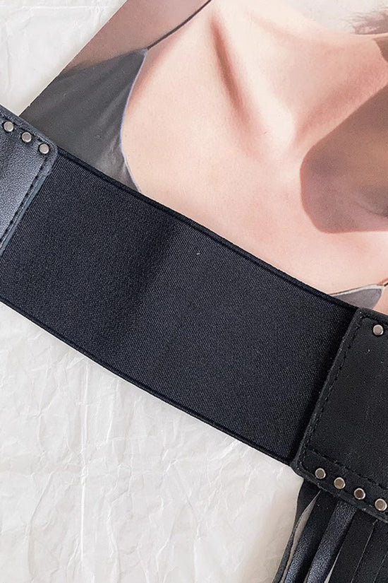 Fringe Studded Belt