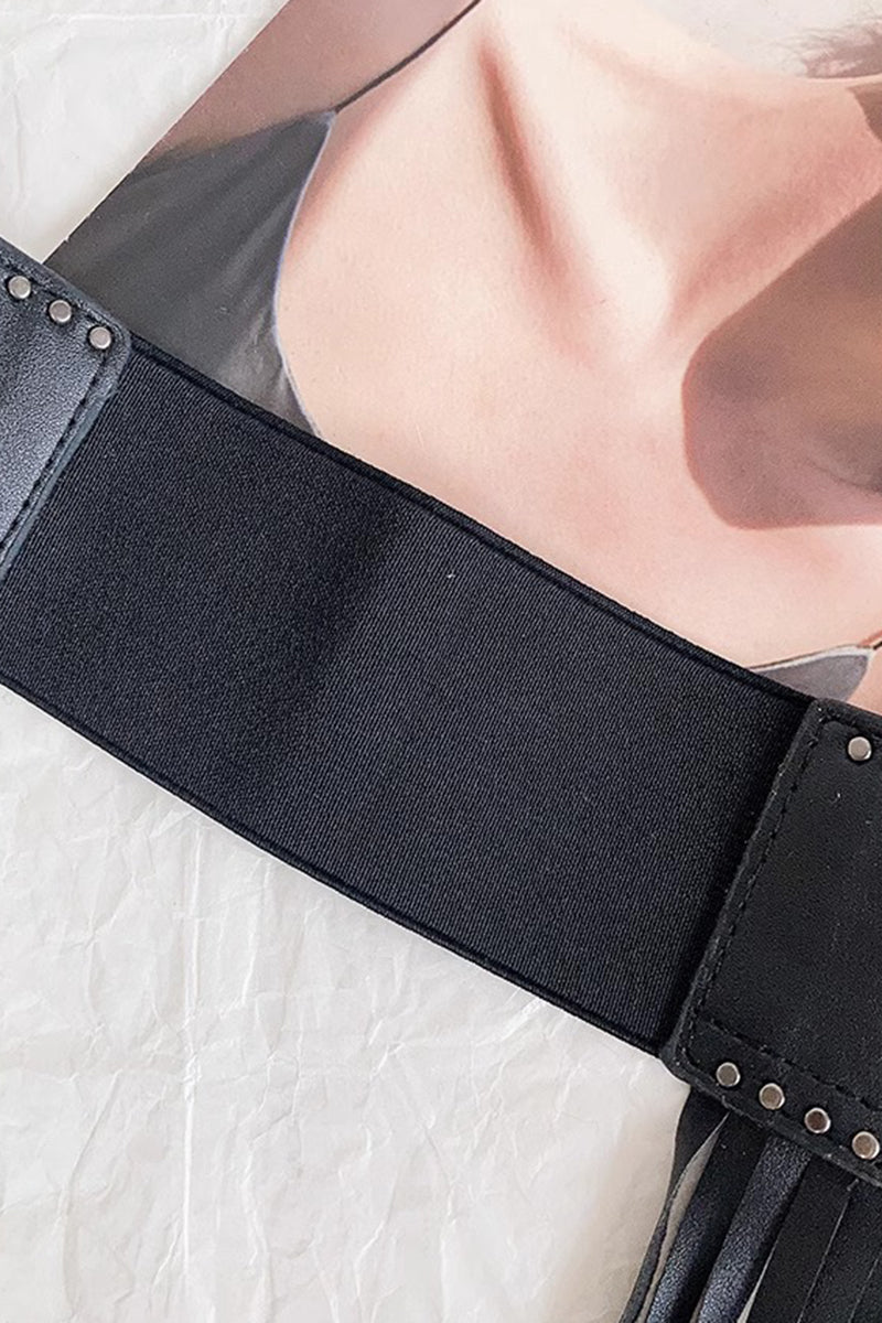 Fringe Studded Belt
