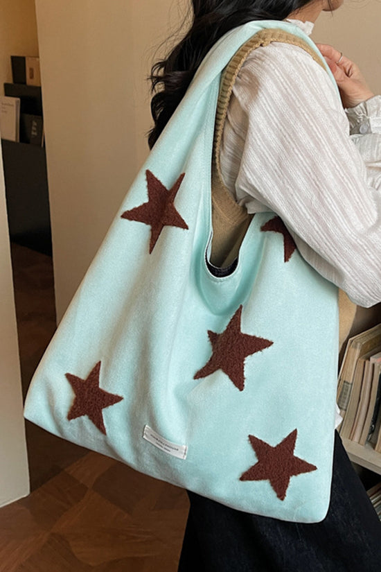 Star-Patterned Tote Bag
