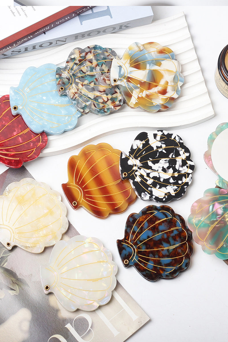 Seashell Compact Mirror