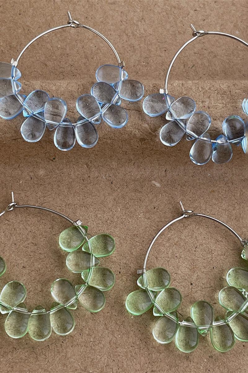 Teardrop Hoop Earrings