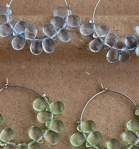 Teardrop Hoop Earrings