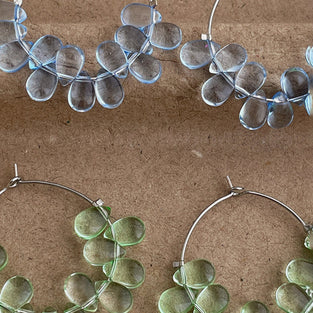 Teardrop Hoop Earrings