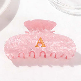 Elegant Monogram Hair Claw