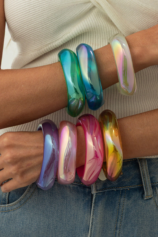 Iridescent Minimalist Bracelet