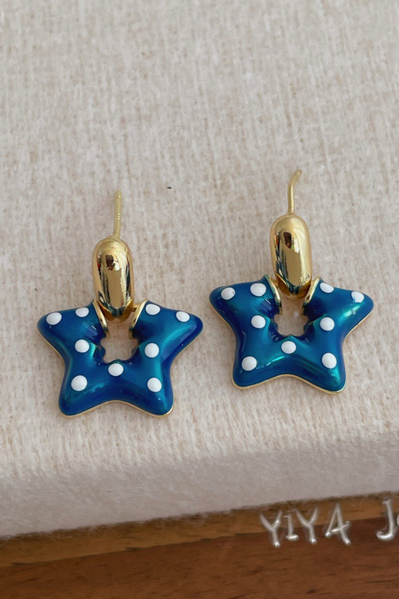 Starry Statement Dangle Earrings