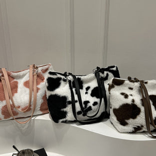 Stylish Animal Print Shoulder Bag