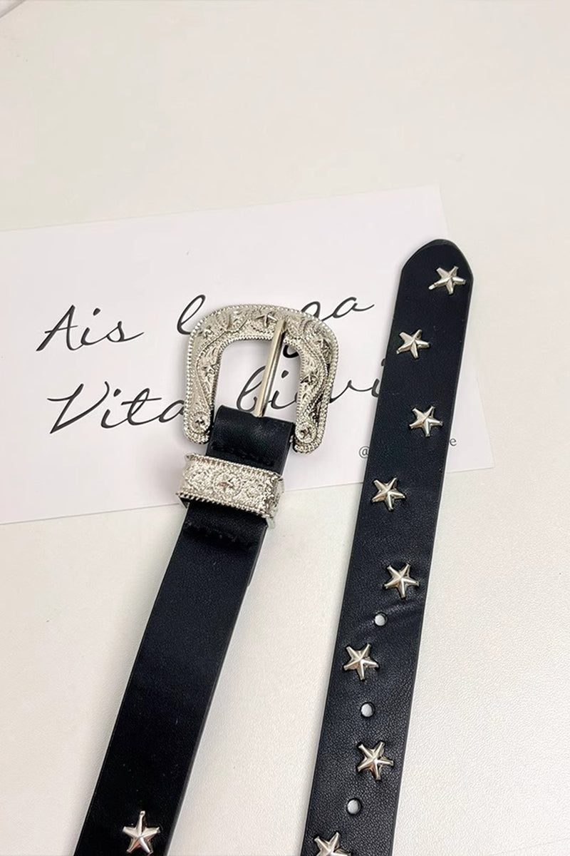 Star Studded Western Buckle Belt