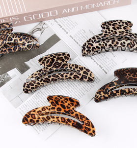 Stylish Leopard Pattern Hair Claw