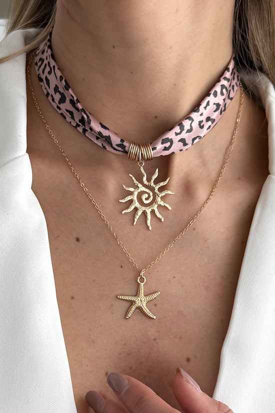 Nautical Charm Heart Pendant Necklace