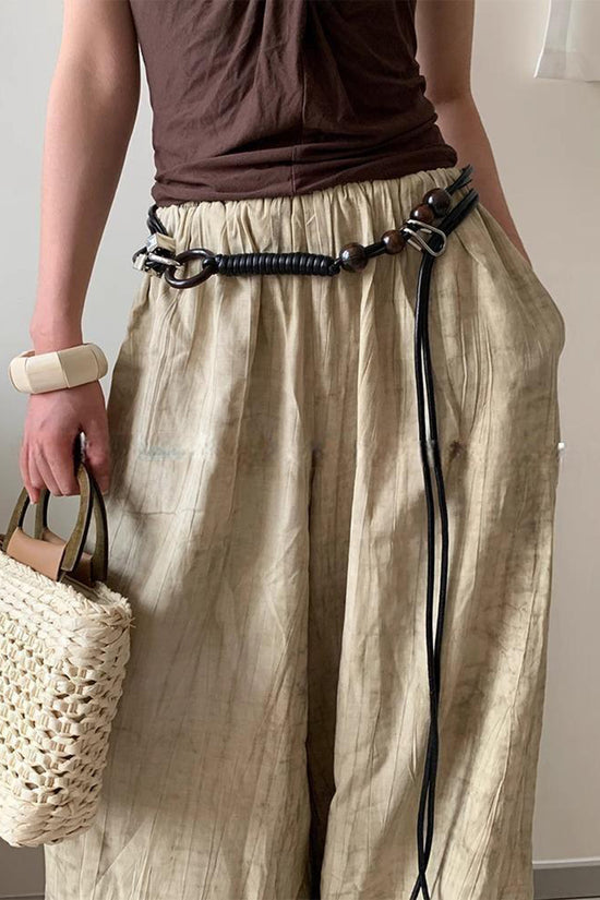 Stylish Belt with Beads and Rings