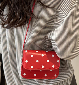 Polka Dot Mini Crossbody Bag