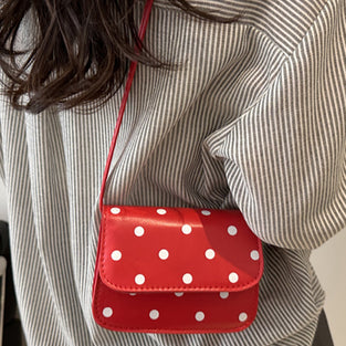 Polka Dot Mini Crossbody Bag