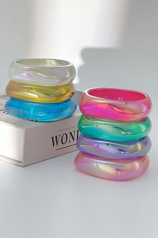 Iridescent Minimalist Bracelet