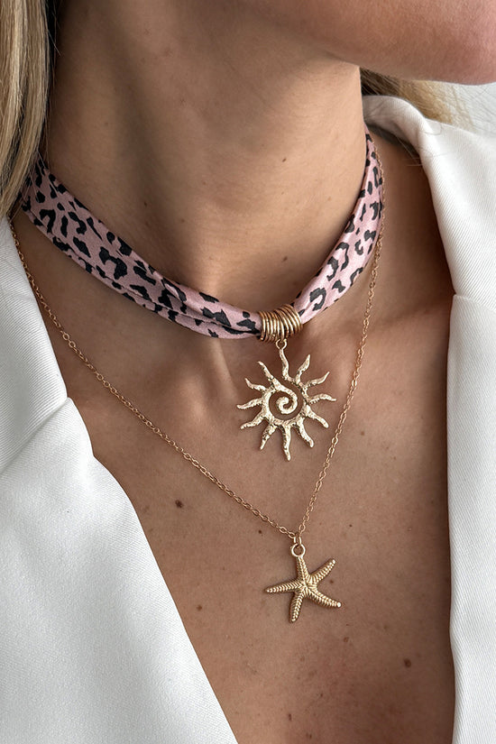 Nautical Charm Heart Pendant Necklace