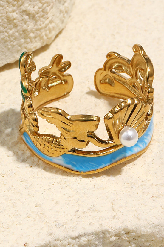 Nautical Charm Stainless Steel Ring