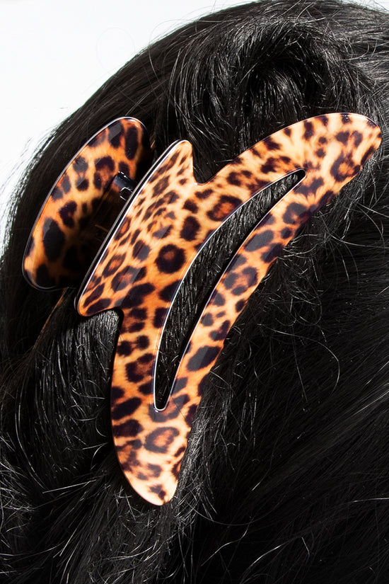 Stylish Leopard Pattern Hair Claw