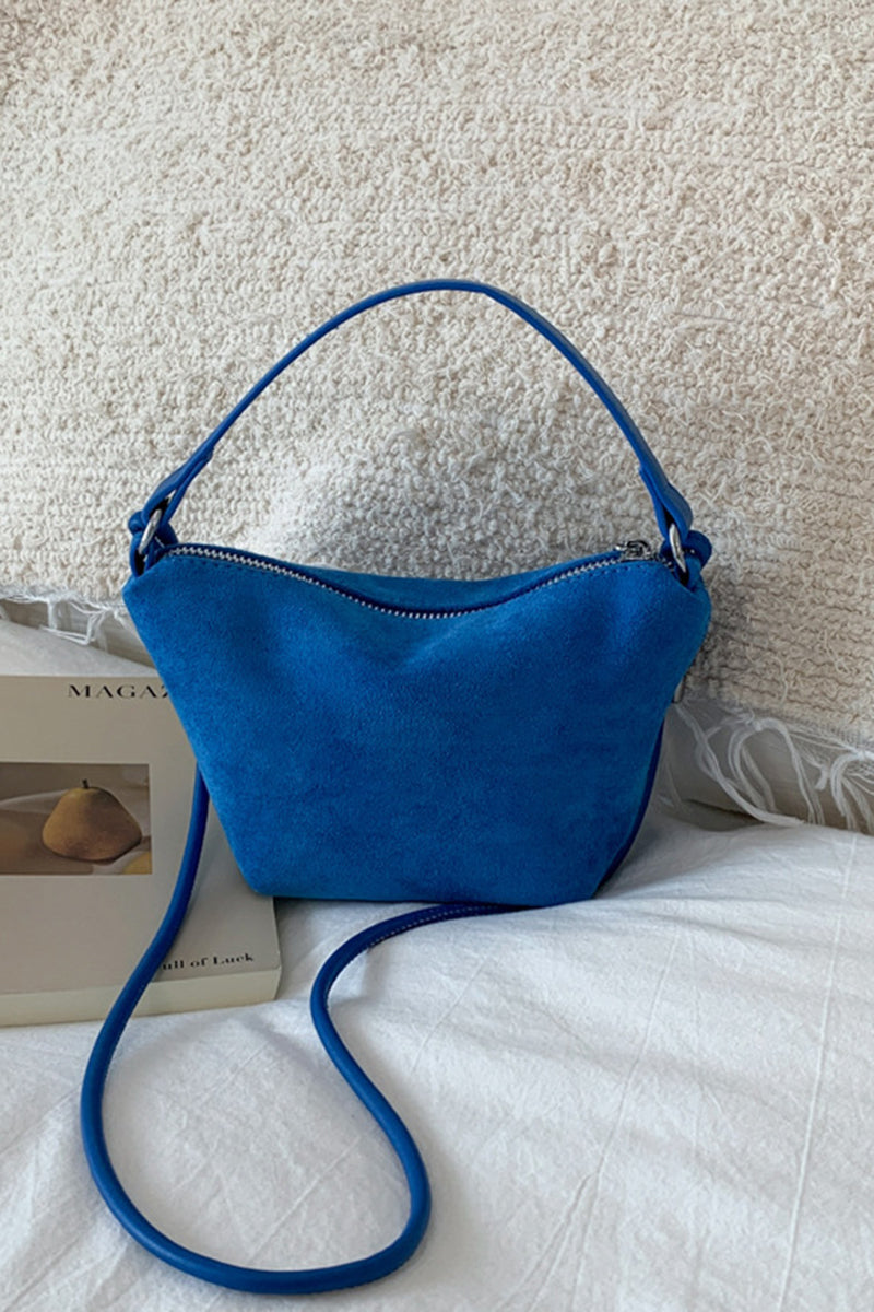 Chic Curved Handle Shoulder Bag