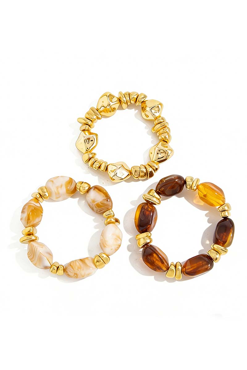 Elegant Chunky Beaded Bracelet