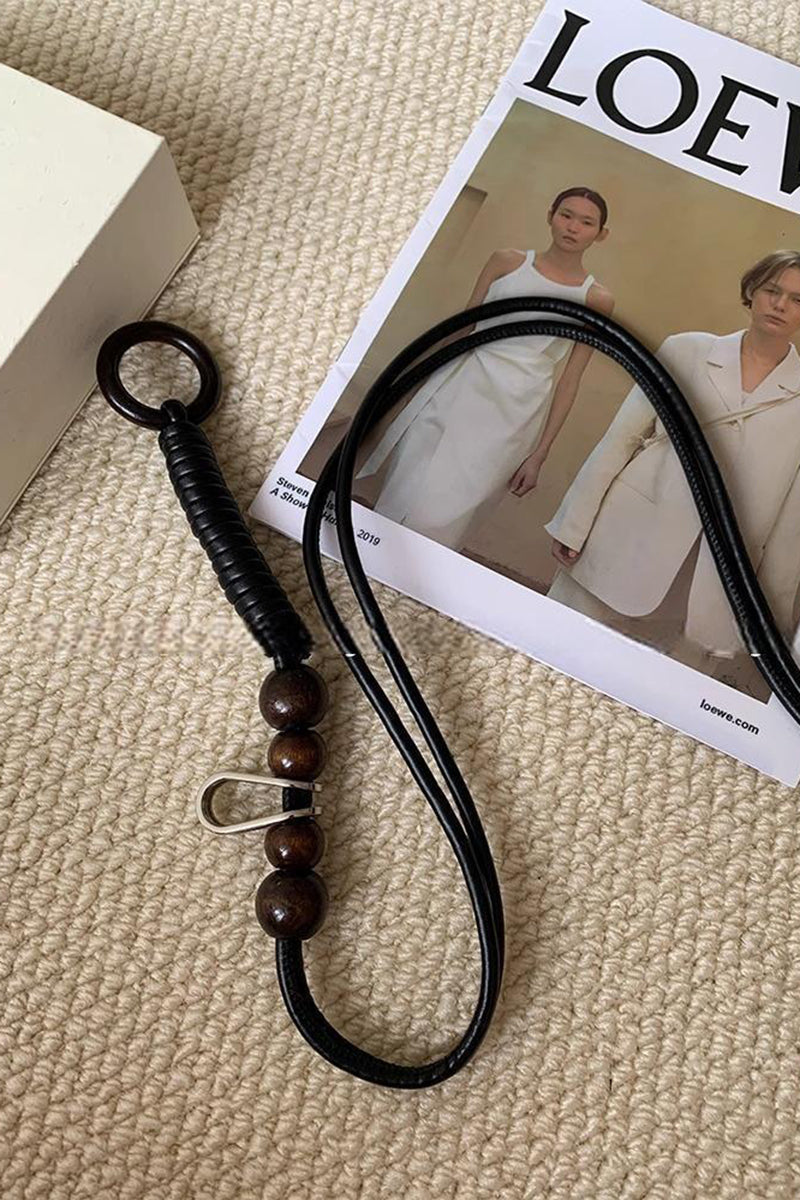Stylish Belt with Beads and Rings
