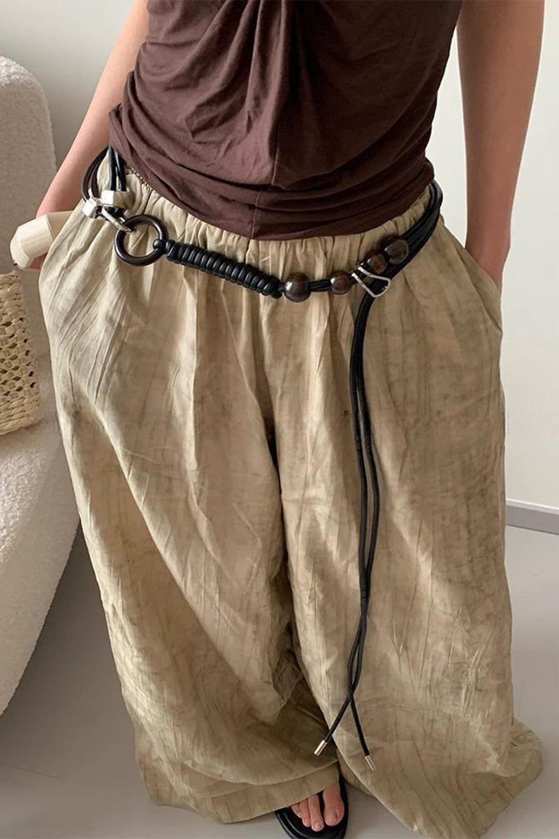 Stylish Belt with Beads and Rings