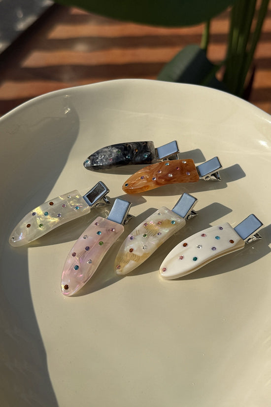 Chic Gem-Studded Hair Clip