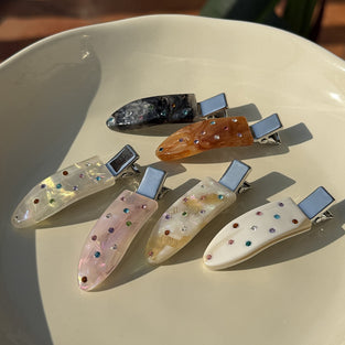 Chic Gem-Studded Hair Clip