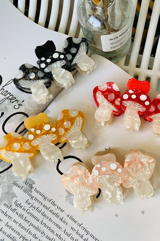Mushroom Hair Clip
