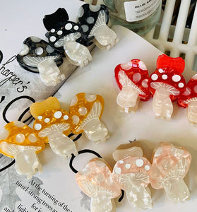 Mushroom Hair Clip