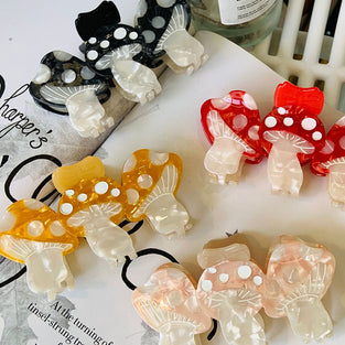 Mushroom Hair Clip