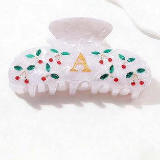 Elegant Monogram Hair Claw