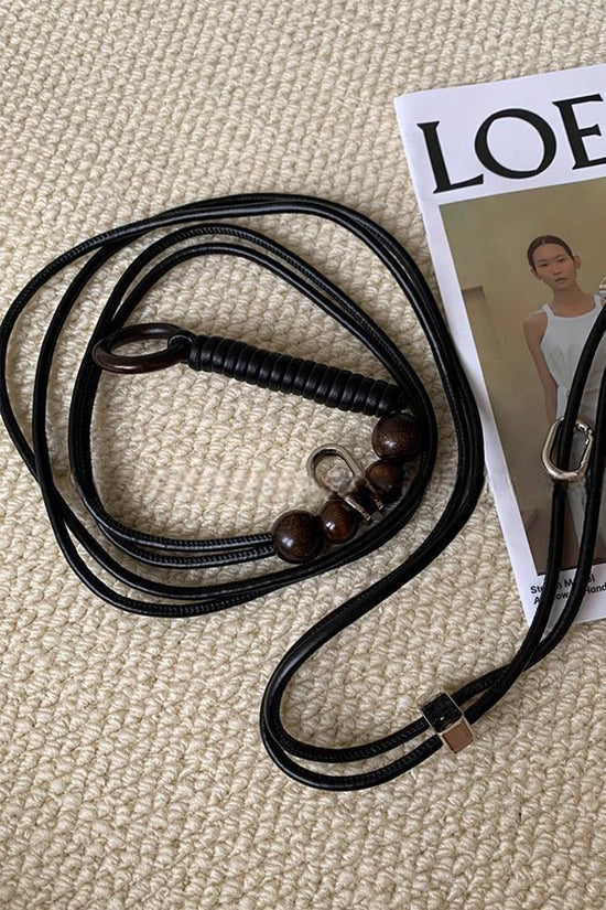 Stylish Belt with Beads and Rings