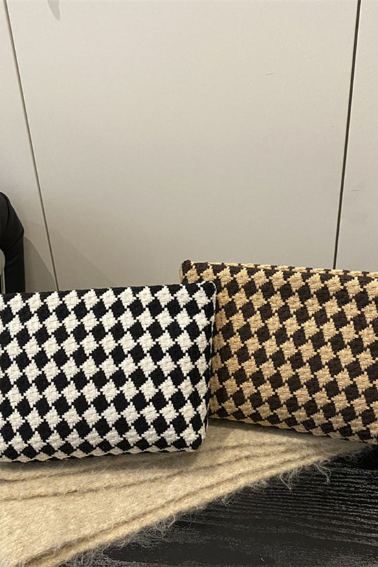 Geometric Pattern Clutch Bag