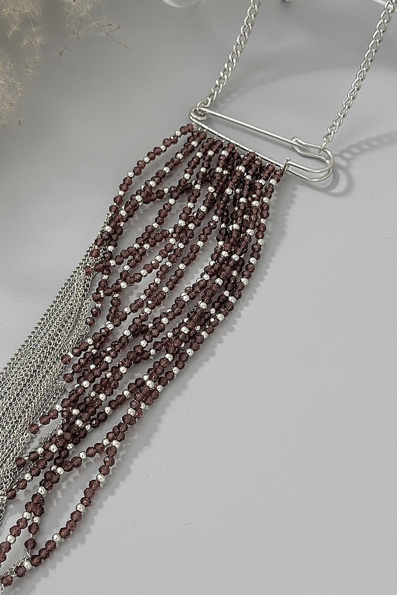 Elegant Long Tassel Chain Necklace