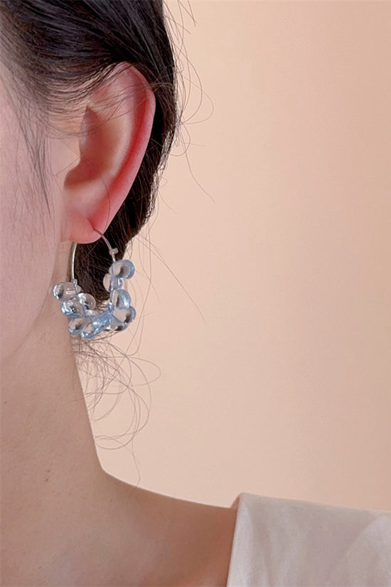 Teardrop Hoop Earrings