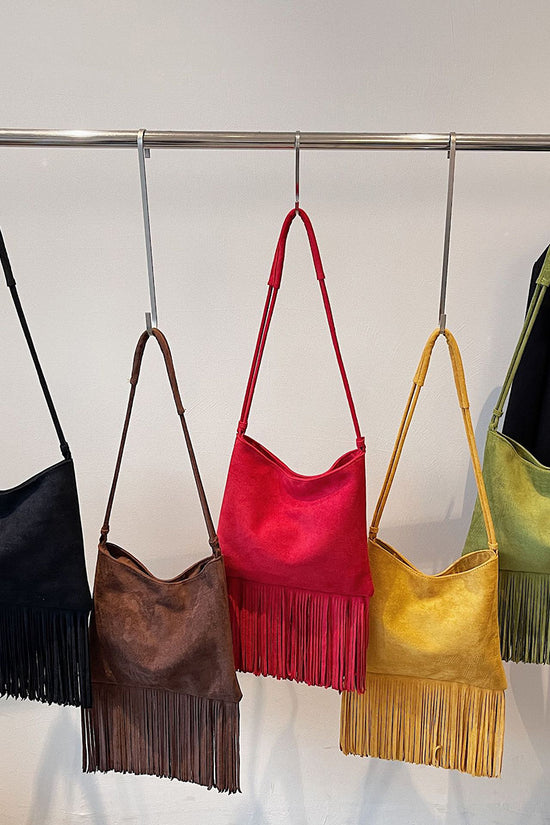 Fringe Detail Shoulder Bag
