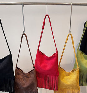 Fringe Detail Shoulder Bag