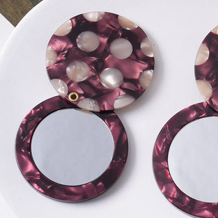 Polka Dot Compact Mirror