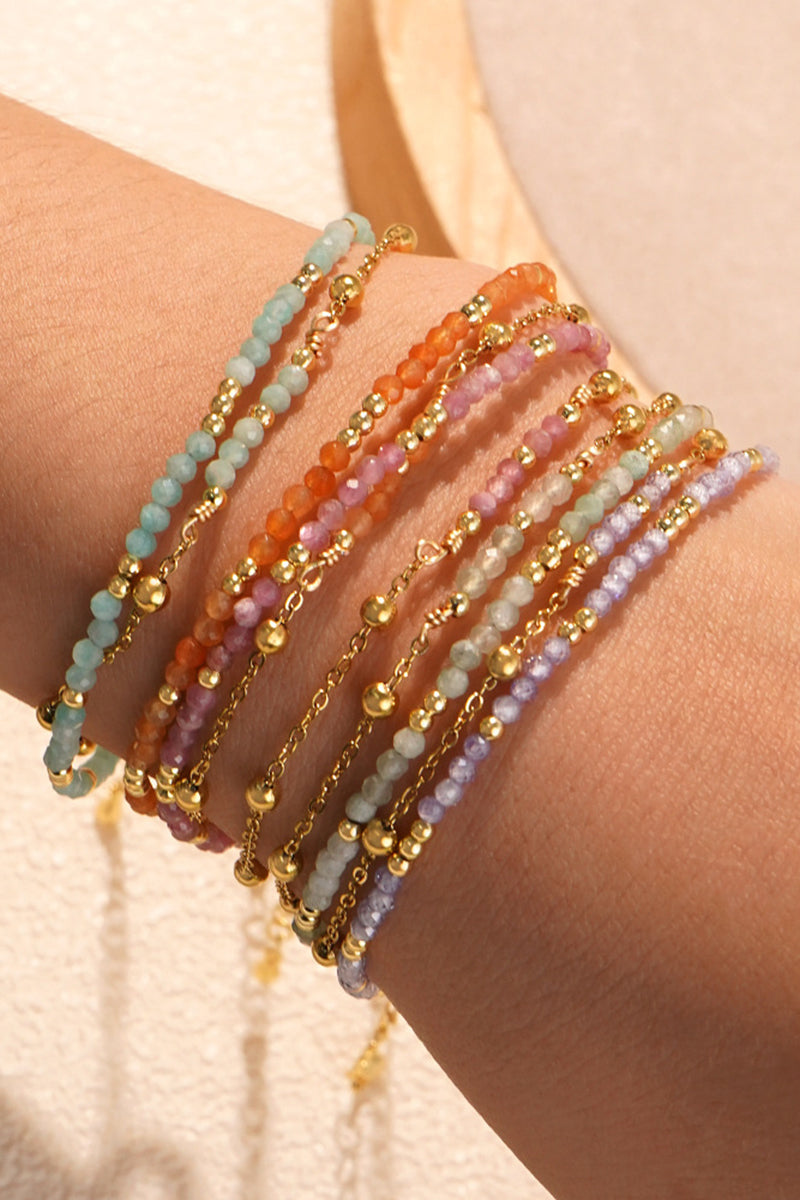 Elegant Beaded Layered Bracelet