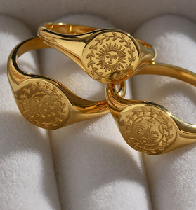 Engraved Signet Ring