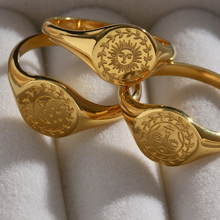 Engraved Signet Ring
